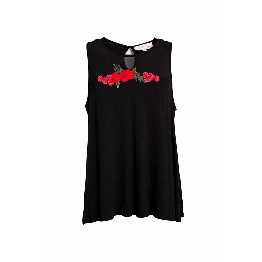 French Laundry NWT Embroidered Mixed-Media Tank Top – Size XL